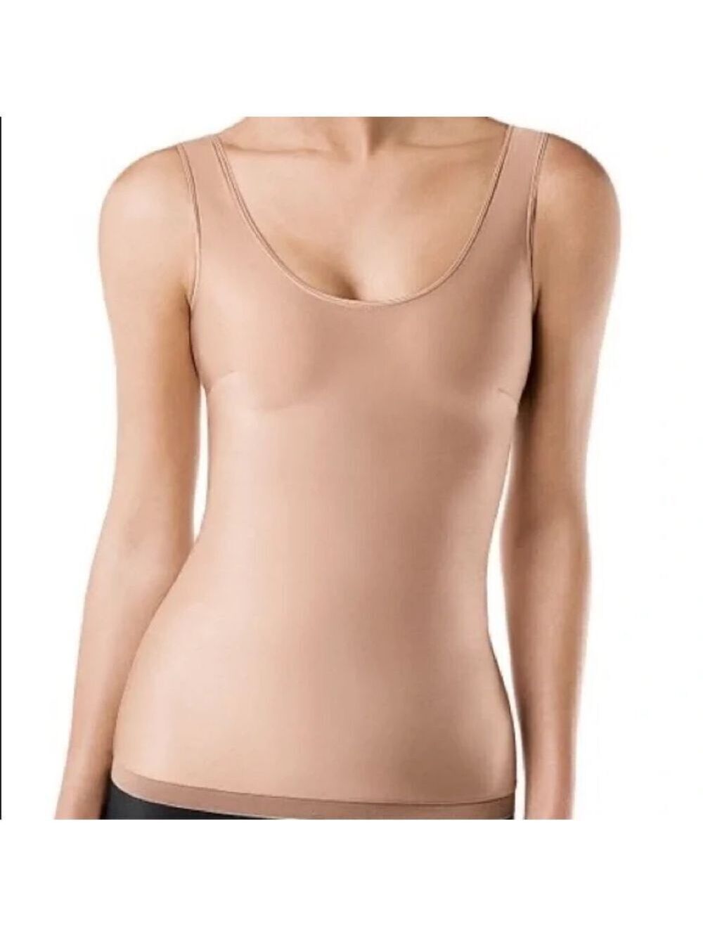 XL • SPANX • Simplicity Scoop Neck Camisole Tan Fitted Tank Top